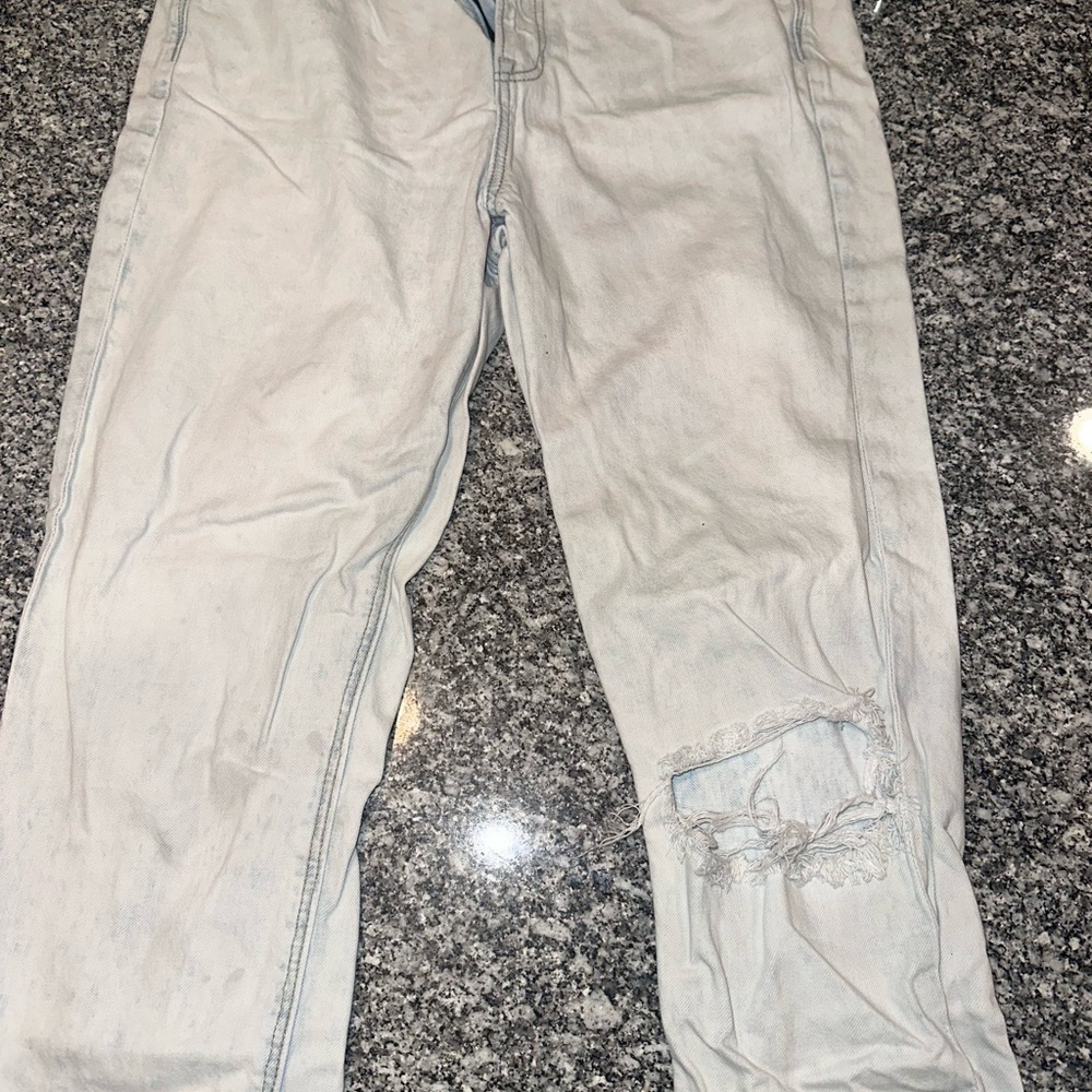 American Eagle Outfitters Blue Ankle Cropped Jeans Size 8 - Picture 2 of 4